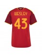 AS Roma Wesley Franca #43 Heimtrikot für Frauen 2026-27 Kurzarm AS Roma Wesley Franca #43 Heimtrikot für Frauen 2026-27 Kurzarm